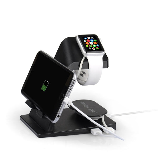 Watch Stand, Itian A16 Dual Stand Charging Station Desk Dock/Station/Cradle for Apple Watch and iPhone