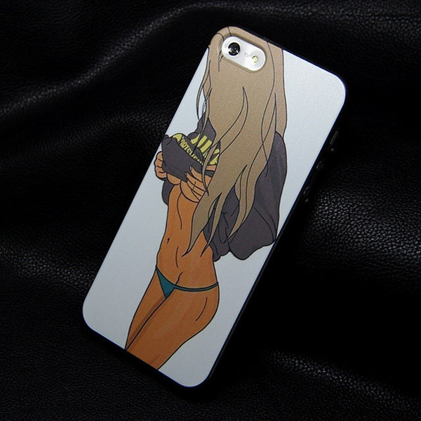 sexy girl hard black For iphone 4 4s 5 5s SE cases new design  cell phone cases back covers for iphone