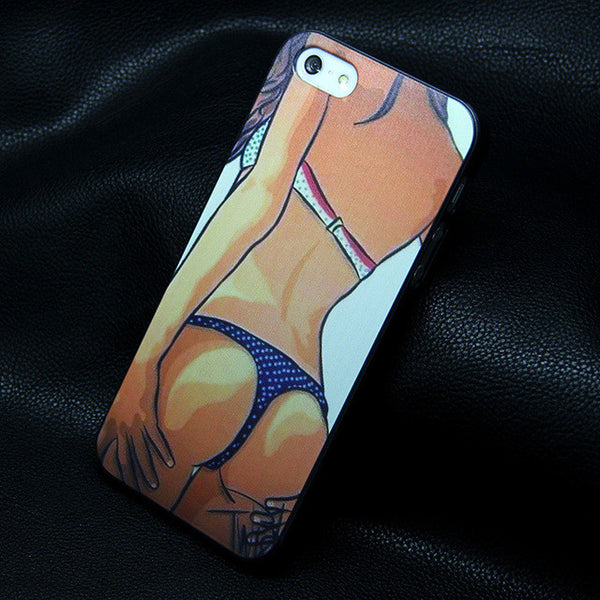 sexy girl hard black For iphone 4 4s 5 5s SE cases new design  cell phone cases back covers for iphone