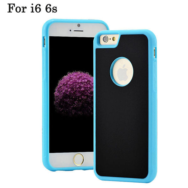 6 6s Novel Anti-gravity Phone Case For iPhone 6 6s 7 Plus Magical Anti gravity Nano Suction Cover Adsorbed Car Antigravity Cases