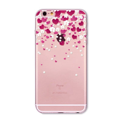 Soft Phone Cover Case For iPhone 7 6 6S 5 5S SE 7Plus 6SPlus 4S Amazing Present Panda Fashion Girl Hamster Heart Fundas