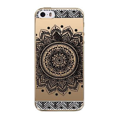 Phone Back Cases For iPhone 5 iPhone 5s SE Ultra Thin Soft TPU Silicon Printed Animals Flower Beauty Girl Back Case Cover