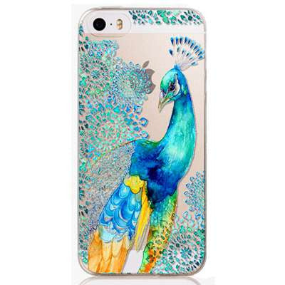 Phone Back Cases For iPhone 5 iPhone 5s SE Ultra Thin Soft TPU Silicon Printed Animals Flower Beauty Girl Back Case Cover