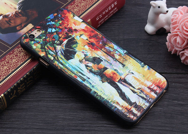 3D Painting Cell Phone Case For iPhone 7 Plus Case for iPhone SE 4 4s 5 5s 6 6s Plus Case Van Gogh Starry Night Phone Case Fone