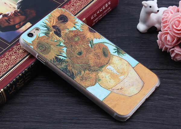 3D Painting Cell Phone Case For iPhone 7 Plus Case for iPhone SE 4 4s 5 5s 6 6s Plus Case Van Gogh Starry Night Phone Case Fone