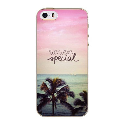 Case For iPhone 4S 5 5S 5C 6 6S 6Plus For Samsung Galaxy Soft Silicon Beautiful Rose Flower Sky City Patterns Case High Quality