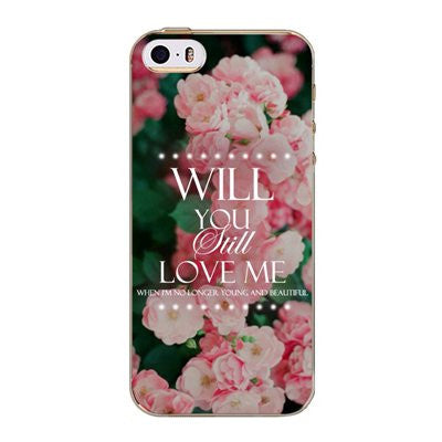 Case For iPhone 4S 5 5S 5C 6 6S 6Plus For Samsung Galaxy Soft Silicon Beautiful Rose Flower Sky City Patterns Case High Quality