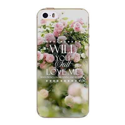 Case For iPhone 4S 5 5S 5C 6 6S 6Plus For Samsung Galaxy Soft Silicon Beautiful Rose Flower Sky City Patterns Case High Quality