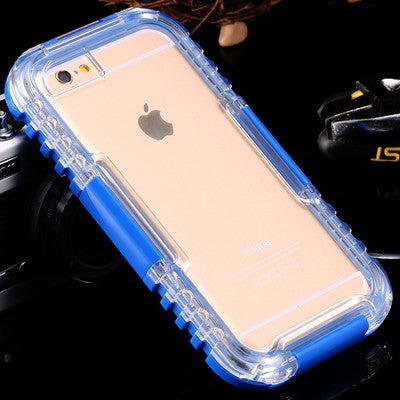 IP-68 Waterproof Heavy Duty Hybrid Swimming Dive Case For Apple iPhone 6 6S Plus 4.7&5.5 5S SE Water/Dirt/Shock Proof Phone Bag