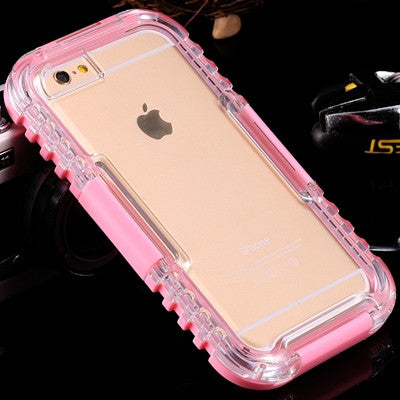 IP-68 Waterproof Heavy Duty Hybrid Swimming Dive Case For Apple iPhone 6 6S Plus 4.7&5.5 5S SE Water/Dirt/Shock Proof Phone Bag