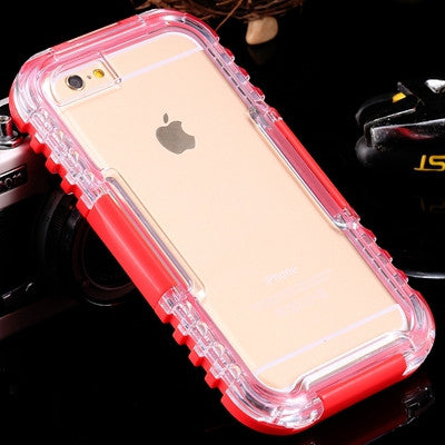 IP-68 Waterproof Heavy Duty Hybrid Swimming Dive Case For Apple iPhone 6 6S Plus 4.7&5.5 5S SE Water/Dirt/Shock Proof Phone Bag