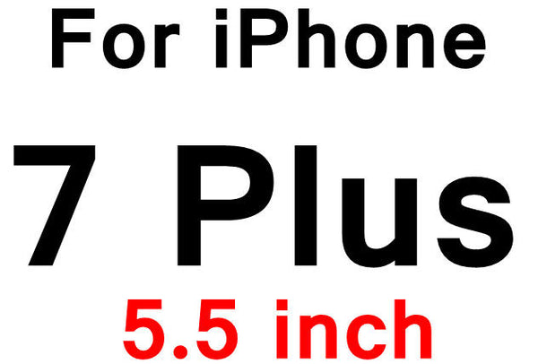 9H 0.26mm Explosion-proof Tempered Glass For iPhone 4 4S 5 SE 5C 5S 6 6S Plus 6Plus 6SPlus 7 Plus Screen Protector Film Case