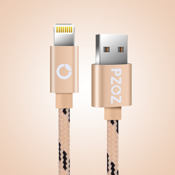 PZOZ Lighting Cable Fast Charger Adapter Original USB Cable For iphone 6 s plus i6 i5 iphone 5 5s ipad air2 Mobile Phone Cables