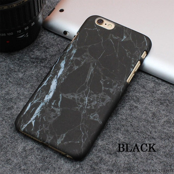 Hot Selling Fashion Marble Phone Cases Frosting Hard PC Case for iPhone 7 6 6S Plus 5 5S SE Ultrathin Stone texture Back Cover