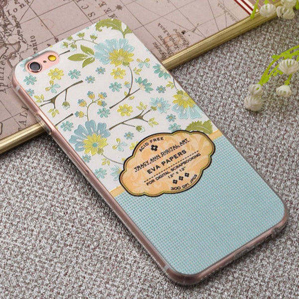 3d Embossing Soft Silicone Tpu Back Cover Case For Apple Iphone 6 6s Plus Case With Dust Plug For Iphone 6 6s Phone Cases