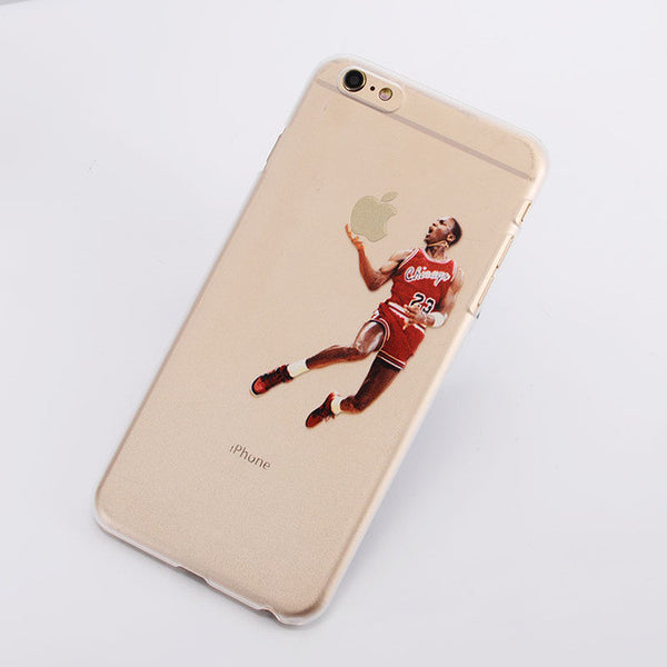 NBA star basketball player phone case for iphone 5 5s 6 6s 7 plus Jordan 23 james harden curry hard PC back cover coque fundas