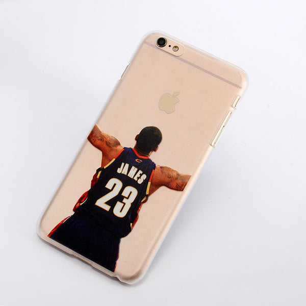 NBA star basketball player phone case for iphone 5 5s 6 6s 7 plus Jordan 23 james harden curry hard PC back cover coque fundas