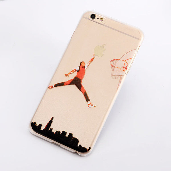 NBA star basketball player phone case for iphone 5 5s 6 6s 7 plus Jordan 23 james harden curry hard PC back cover coque fundas