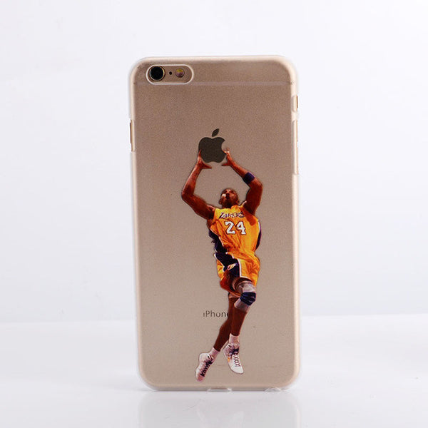 NBA star basketball player phone case for iphone 5 5s 6 6s 7 plus Jordan 23 james harden curry hard PC back cover coque fundas