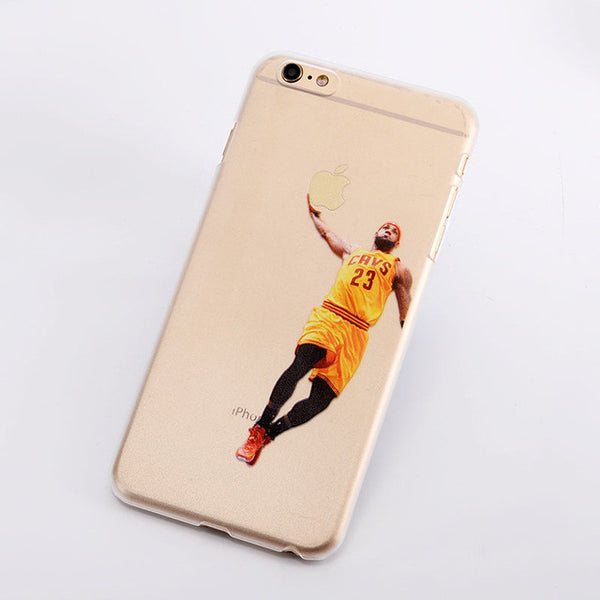 NBA star basketball player phone case for iphone 5 5s 6 6s 7 plus Jordan 23 james harden curry hard PC back cover coque fundas