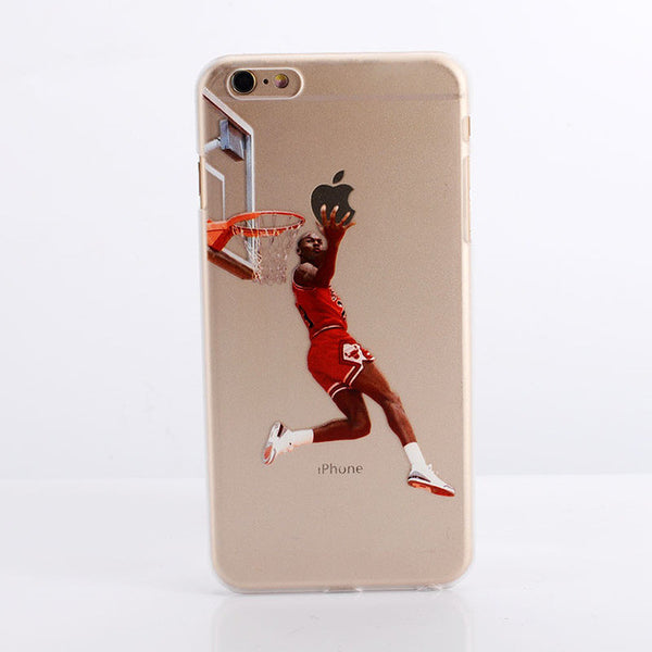 NBA star basketball player phone case for iphone 5 5s 6 6s 7 plus Jordan 23 james harden curry hard PC back cover coque fundas