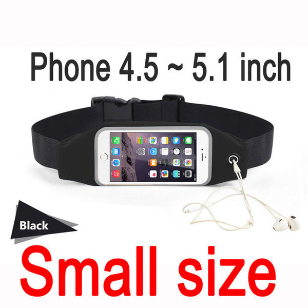 Gym Waist Bag Waterproof Sport Accessories Universal Phone Case Pouch For iPhone 6 Plus Samsung Galaxy J5 S7 S6 S5 A3 2016