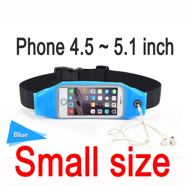 Gym Waist Bag Waterproof Sport Accessories Universal Phone Case Pouch For iPhone 6 Plus Samsung Galaxy J5 S7 S6 S5 A3 2016