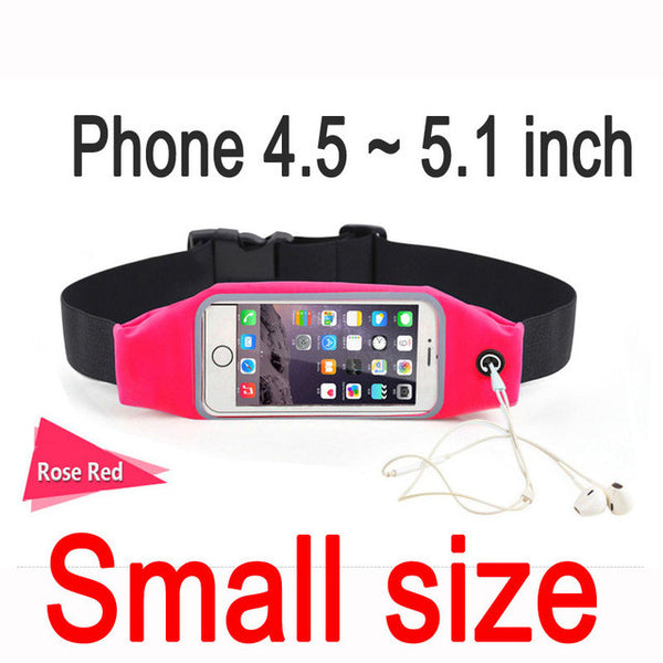 Gym Waist Bag Waterproof Sport Accessories Universal Phone Case Pouch For iPhone 6 Plus Samsung Galaxy J5 S7 S6 S5 A3 2016