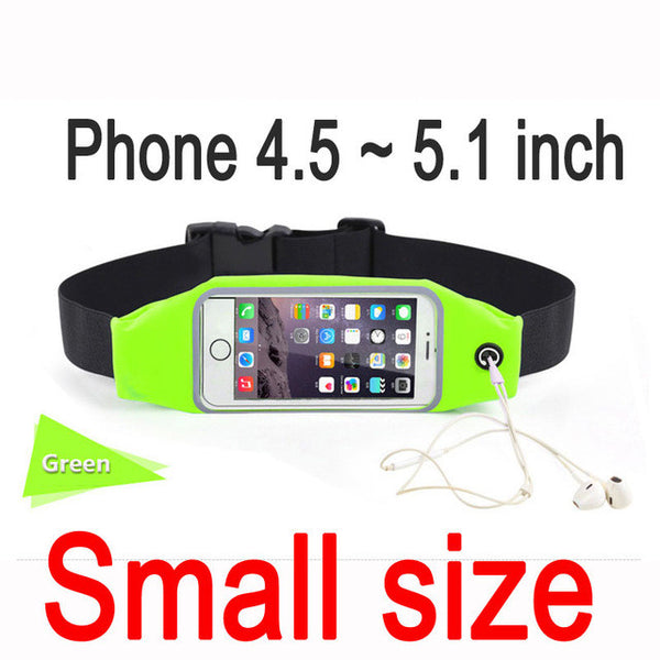 Gym Waist Bag Waterproof Sport Accessories Universal Phone Case Pouch For iPhone 6 Plus Samsung Galaxy J5 S7 S6 S5 A3 2016