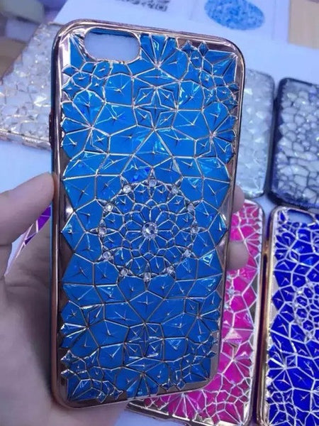 Luxury Bling Diamond Case For iphone 6 Case For iphone 6S 6 Plus i6 4.7/5.5" Soft Silicone Thin Cover Electroplating Phone Cases