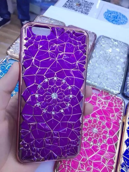 Luxury Bling Diamond Case For iphone 6 Case For iphone 6S 6 Plus i6 4.7/5.5" Soft Silicone Thin Cover Electroplating Phone Cases