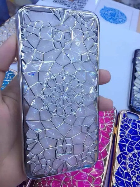 Luxury Bling Diamond Case For iphone 6 Case For iphone 6S 6 Plus i6 4.7/5.5" Soft Silicone Thin Cover Electroplating Phone Cases