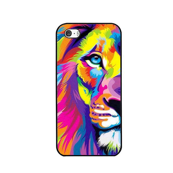 2016 Magic Design Cover For Apple iPhone 5s 5 SE Case Cat Lion Toothless Phone Cases Covers Shell