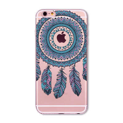 7 6s Animals Transparent Case For Iphone 7 6 6s Floral Paisley Grils Flamingo Love Words Phone Cover TPU Silicone Fundas Cases