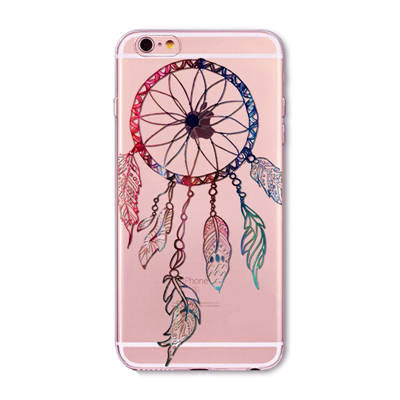 7 6s Animals Transparent Case For Iphone 7 6 6s Floral Paisley Grils Flamingo Love Words Phone Cover TPU Silicone Fundas Cases