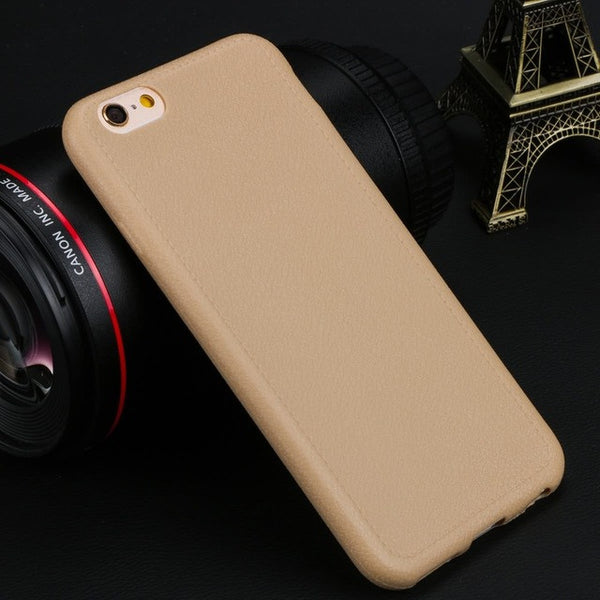 Top Quality Super Thin Comfort Pattern Texture Cell Phone Cases for iPhone 5 5S SE 6 6S 6Plus 7 7Plus Luxury Soft TPU Back Cover