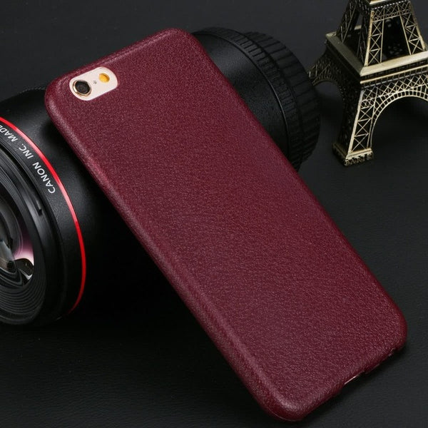 Top Quality Super Thin Comfort Pattern Texture Cell Phone Cases for iPhone 5 5S SE 6 6S 6Plus 7 7Plus Luxury Soft TPU Back Cover