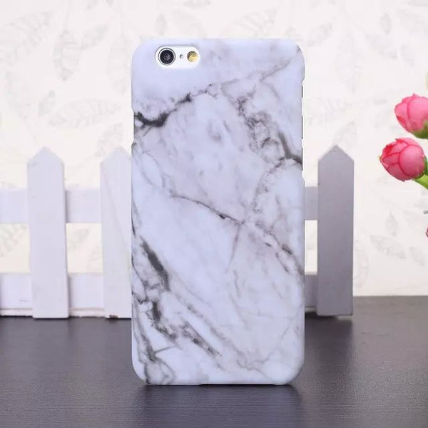 Marble Phone Case For iPhone 6 7 Case Marble Stone Painted Cover For iphone 6 6S 6/6S 7 Plus 5 5S SE HIgh Quality Hard PC Case