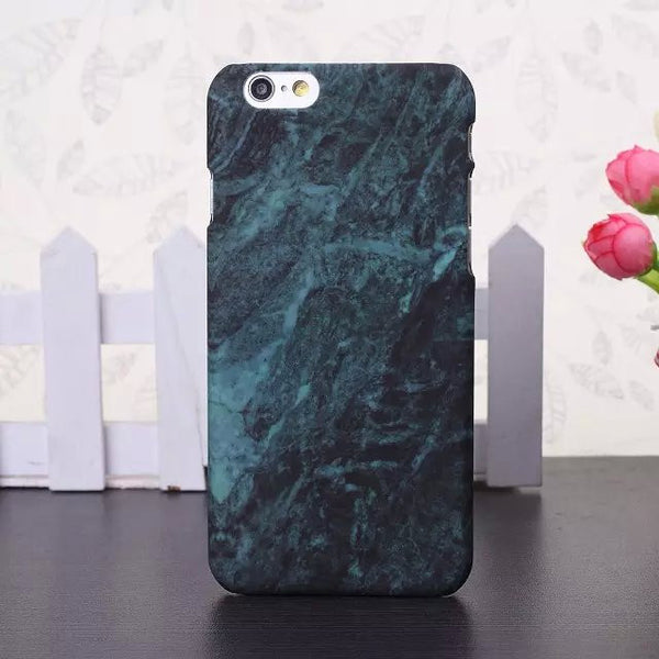 Marble Phone Case For iPhone 6 7 Case Marble Stone Painted Cover For iphone 6 6S 6/6S 7 Plus 5 5S SE HIgh Quality Hard PC Case