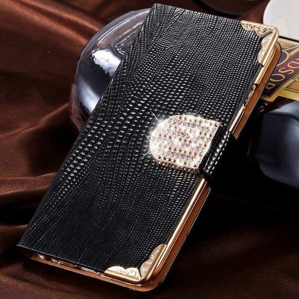 For iphone 4s 5s Case Fashion Bling Diamond Luxury Rhinestone Leather Wallet Case For Apple iPhone 4 4S 5s 6 6s Case Card Holder