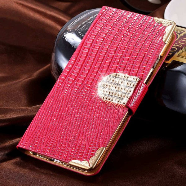 For iphone 4s 5s Case Fashion Bling Diamond Luxury Rhinestone Leather Wallet Case For Apple iPhone 4 4S 5s 6 6s Case Card Holder