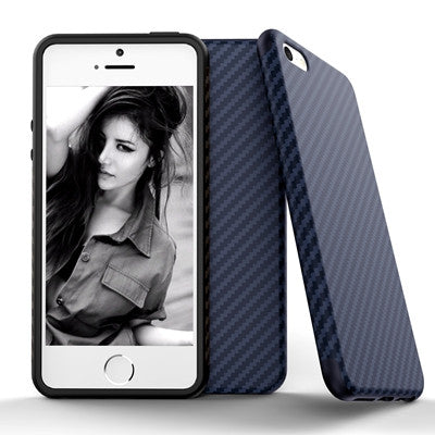 Luxury Elegent High Quality Carbon Fiber Soft Case For iPhone 5 5S SE Leather Skin 3D Texture Tire Defender Cover For iPhone SE