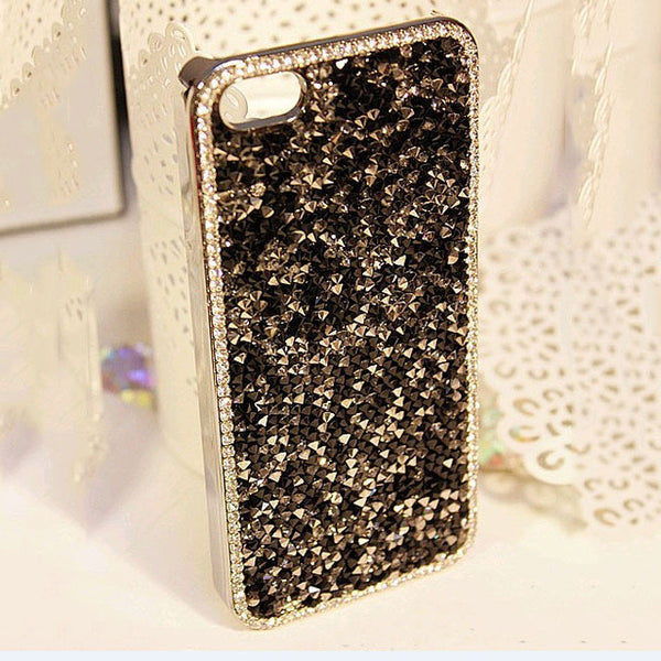 New Style Fashion 3D Hi-Q Luxury Bling Crystal Diamond Rhinestone Hard cover pretty phone case Capa for iphone 5 5S SE cases