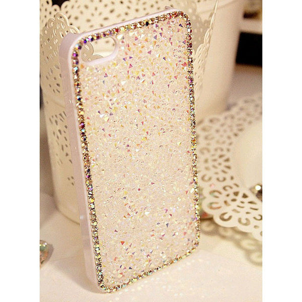 New Style Fashion 3D Hi-Q Luxury Bling Crystal Diamond Rhinestone Hard cover pretty phone case Capa for iphone 5 5S SE cases