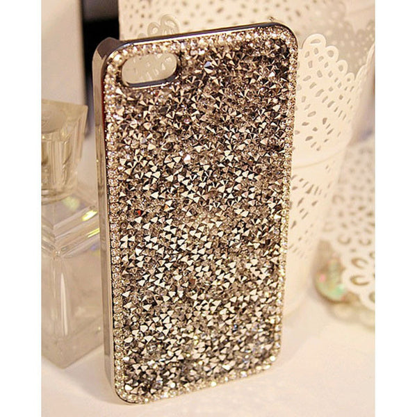 New Style Fashion 3D Hi-Q Luxury Bling Crystal Diamond Rhinestone Hard cover pretty phone case Capa for iphone 5 5S SE cases