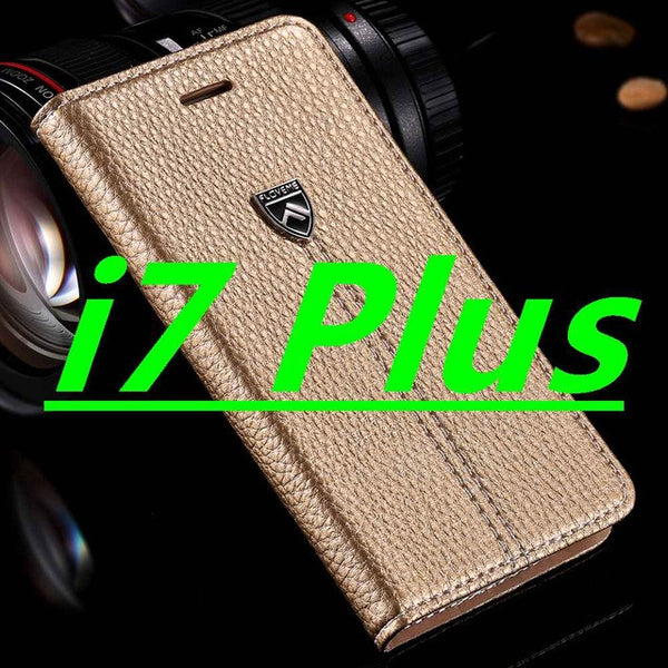 FLOVEME Brand Luxury Magnetic Flip Leather Case For iPhone 7 7 Plus 6 6s Plus Cases Wallet Flip Holder Cover For iPhone 7 6 Plus