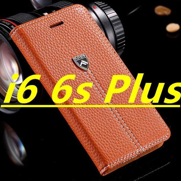 FLOVEME Brand Luxury Magnetic Flip Leather Case For iPhone 7 7 Plus 6 6s Plus Cases Wallet Flip Holder Cover For iPhone 7 6 Plus