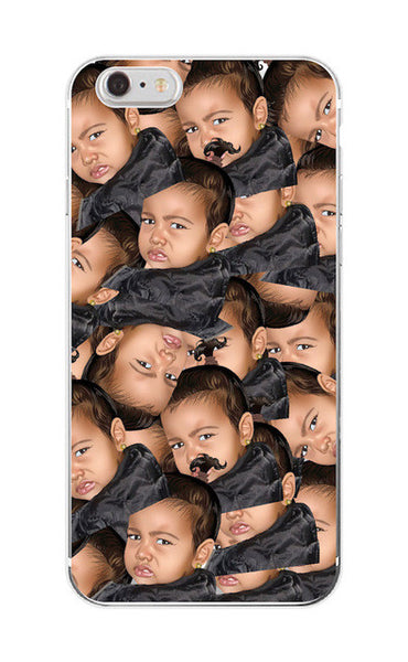 Kimoji Kim Kardashian kanye west north kylie jenner Soft TPU Phone Case Cover Coque For iPhone 7Plus 7 6 6S 5 5S SE 5C 4 4S