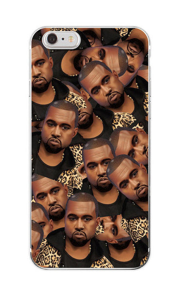 Kimoji Kim Kardashian kanye west north kylie jenner Soft TPU Phone Case Cover Coque For iPhone 7Plus 7 6 6S 5 5S SE 5C 4 4S