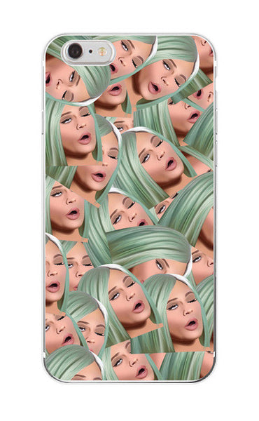 Kimoji Kim Kardashian kanye west north kylie jenner Soft TPU Phone Case Cover Coque For iPhone 7Plus 7 6 6S 5 5S SE 5C 4 4S